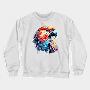 Parrot Bird Animal Freedom World Wildlife Wonder Abstract Crewneck Sweatshirt